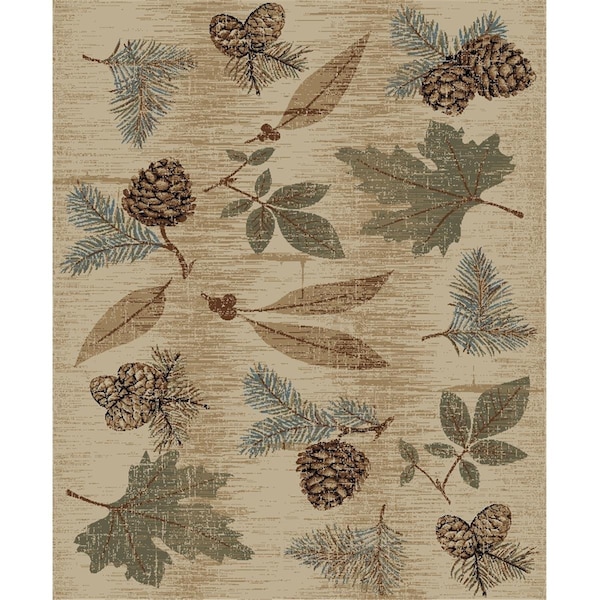 Sleep Ez 2 ft. 3 in. x 3 ft. 3 in. Hearthside Autumn Area Rug Multi Color SL3082668 - main